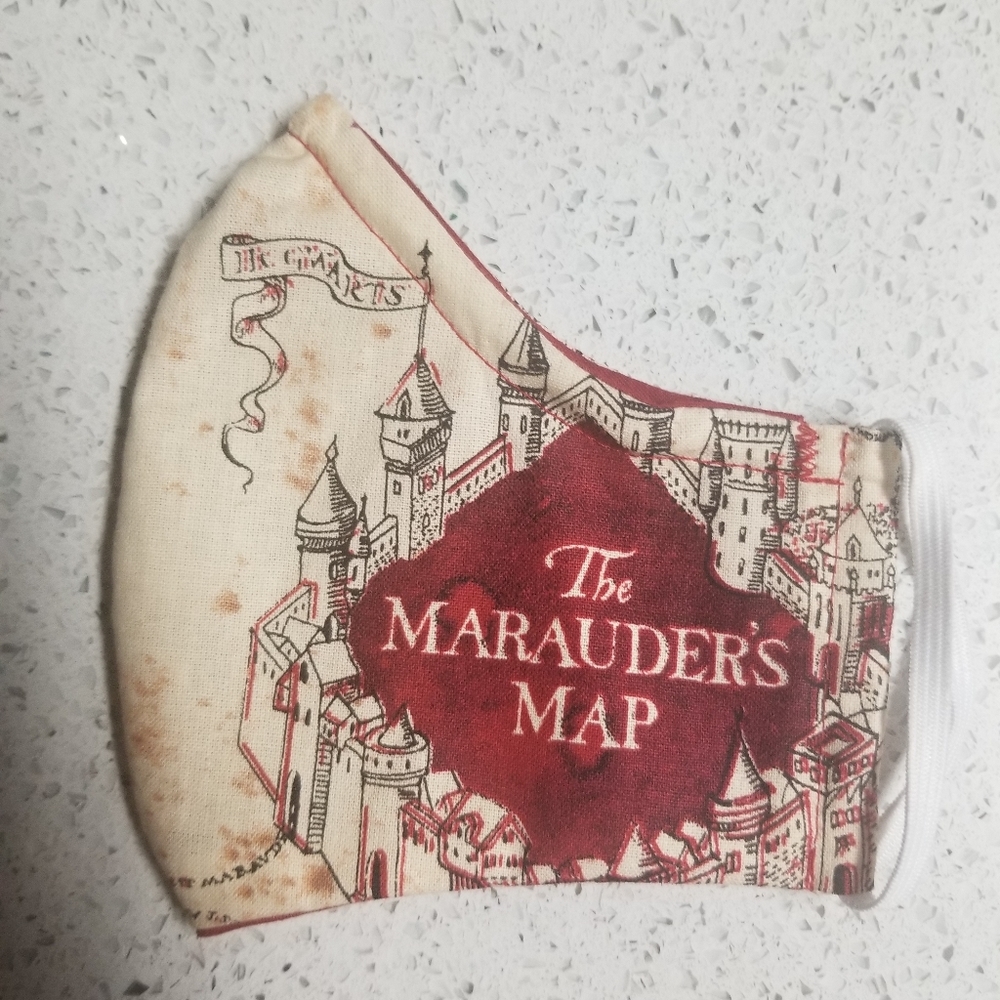 NEW  map washable fabric mask